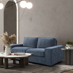 Modern Sofa Couch with Solid Wood Frame for Living Room Furniture Removable Back Cushion and Seat Cushion(Beige),88.58" Wide 3 Seater Sofa for Living Room-Oversized Sofa