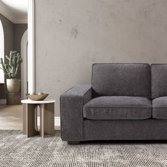 Modern Sofa Couch with Solid Wood Frame for Living Room Furniture Removable Back Cushion and Seat Cushion(Beige),71.25" Wide 2 Seater Sofa for Living Room