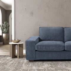 Modern Sofa Couch with Solid Wood Frame for Living Room Furniture Removable Back Cushion and Seat Cushion(Beige),88.58" Wide 3 Seater Sofa for Living Room-Oversized Sofa