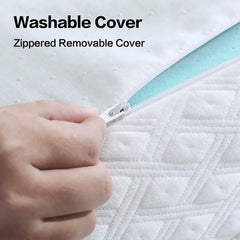 MERITLIFE 3 Inch Memory Foam Mattress Topper,Cool Gel Infused Foam Bed Topper Mattress Pad,CertiPUR-US Certified