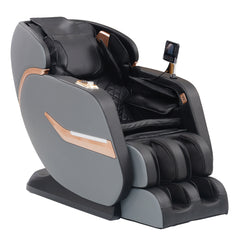 4D SL Track Zero Gravity Massage Chair Recliner with Calf and Foot Rollers, AI Voice Control, LCD Screen, Quick Access Buttons (Black)