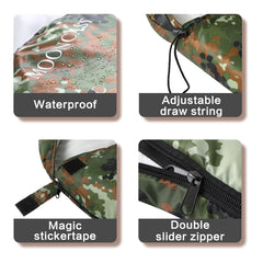 FAIRYLAND Sleeping Bags for Adults Kids with Compression Sack Portable and Lightweight for 3-4 Season Camping, Hiking,Waterproof, Backpacking and Outdoors（Camouflage）
