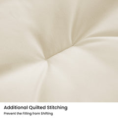 MERITLIFE Beige Comforter Queen Size Set, Lightweight Plain Bedding Comforters Sets, All Season Fluffy Bed Set (90x90In Comforter & 2 Pillowcases)