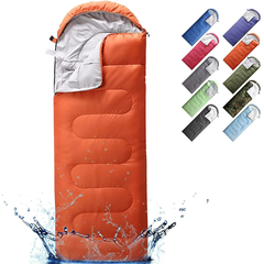 FAIRYLAND Sleeping Bags for Adults Teens Kids with Compression Sack Portable and Lightweight for 3-4 Season Camping, Hiking,Waterproof, Backpacking and Outdoors（Orange）