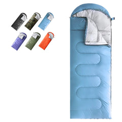 FAIRYLAND Sleeping Bags for Adults Kids with Compression Sack Portable and Lightweight for 3-4 Season Camping, Hiking,Waterproof, Backpacking and Outdoors（Sky blue）
