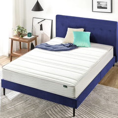 6 Inch Foam and Spring Mattress / CertiPUR-US Certified Foams / Mattress-in-a-Box, Narrow Twin, off white
