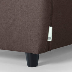 Ricardo Sofa Couch / Tufted Cushions / Easy, Tool-Free Assembly, Dark Grey