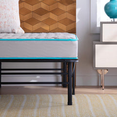 Linenspa 6 Inch Innerspring Twin Mattress with Foam Layer - Firm Feel - CertiPUR-US Certified - Mattress in a Box