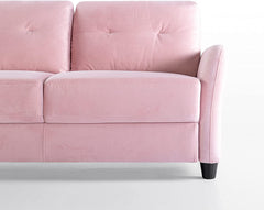 Ricardo Sofa Couch / Tufted Cushions / Easy, Tool-Free Assembly, Dark Grey