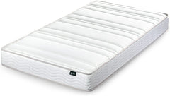 6 Inch Foam and Spring Mattress / CertiPUR-US Certified Foams / Mattress-in-a-Box, Narrow Twin, off white