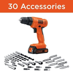 20V MAX* POWERECONNECT Cordless Drill/Driver + 30 pc. Kit (LD120VA)