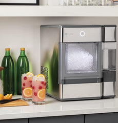 Profile Opal | Countertop Nugget Ice Maker with Side Tank | Portable Ice Machine with Bluetooth Connectivity | Smart Home Kitchen Essenti