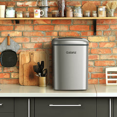 Portable Countertop Electric Ice Maker Machine, 26 lbs in 24 Hours, 9 Bullet Shaped Cubes Ready in 9 Minutes, 2 Ice Sizes, Perfect fo