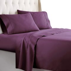 MERITLIFE King Size Sheets Set - Bedding Sheets & Pillowcases w/ 16 inch Deep Pockets - Fade Resistant & Machine Washable - 4 Piece 1800