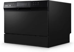 Countertop Dishwasher, Portable Dishwasher with 6 Place Settings, Compact Dishwasher with 8 Washing Programs, Speed, Baby-Care, ECO&