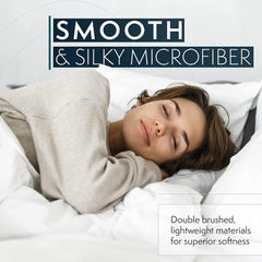 MERITLIFE King Size Sheets Set - Bedding Sheets & Pillowcases w/ 16 inch Deep Pockets - Fade Resistant & Machine Washable - 4 Piece 1800