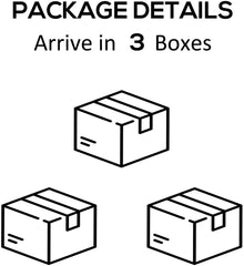 Outsunny 7-Piece Outdoor Patio Furniture Set with Modern Rattan Wicker, Perfect for Garden, Deck, and Backyard, Grey