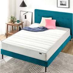 6 Inch Foam and Spring Mattress / CertiPUR-US Certified Foams / Mattress-in-a-Box, Narrow Twin, off white