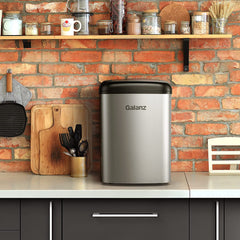 Portable Countertop Electric Ice Maker Machine, 26 lbs in 24 Hours, 9 Bullet Shaped Cubes Ready in 9 Minutes, 2 Ice Sizes, Perfect fo