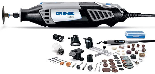 Dremel 4000-6/50 High Performance Rotary Tool Kit with Flex Shaft- 6 Attachments & 50 Accessories- Grinder, Mini Sander, Polisher, Engraver-