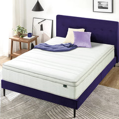 6 Inch Foam and Spring Mattress / CertiPUR-US Certified Foams / Mattress-in-a-Box, Narrow Twin, off white