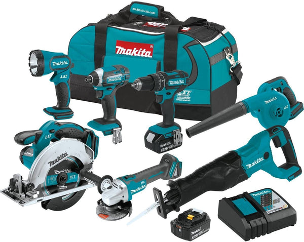 XT706 3.0Ah 18V LXT Lithium-Ion Cordless Combo Kit (7 Piece)
