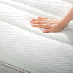 6 Inch Foam and Spring Mattress / CertiPUR-US Certified Foams / Mattress-in-a-Box, Narrow Twin, off white