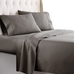 MERITLIFE King Size Sheets Set - Bedding Sheets & Pillowcases w/ 16 inch Deep Pockets - Fade Resistant & Machine Washable - 4 Piece 1800