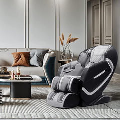 4D Massage Chairs Full Body Recliner, High Technology Zero Gravity Shiatsu SL Track with Stretching Function, Auto Body Detection, Bluetooth Heat Foot Roller,Thai Massage Techniques,Yoga Stretching