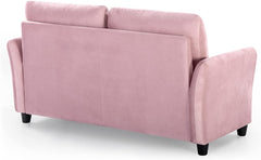 Ricardo Sofa Couch / Tufted Cushions / Easy, Tool-Free Assembly, Dark Grey