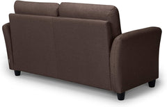 Ricardo Sofa Couch / Tufted Cushions / Easy, Tool-Free Assembly, Dark Grey