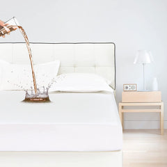 Twin Waterproof Mattress Protector, Breathable Soft Cotton Terry Surface Bed Protector, Noiseless Deep Pocket Fitted Up 8"-21" Mattress Cove