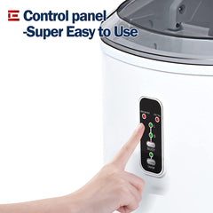 Euhomy Ice Maker Machine Countertop,26 lbs in 24 Hours,9 Cubes Ready in 6 Mins, Electric Ice Maker and Compact Potable Ice Maker with Ice Sc