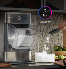 Profile Opal | Countertop Nugget Ice Maker with Side Tank | Portable Ice Machine with Bluetooth Connectivity | Smart Home Kitchen Essenti